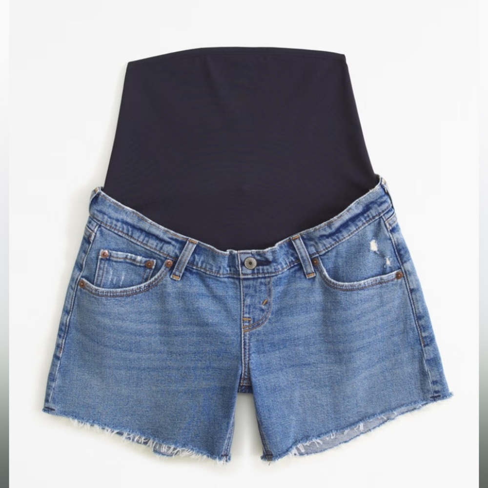 Abercrombie Maternity Full Panel Dad Short